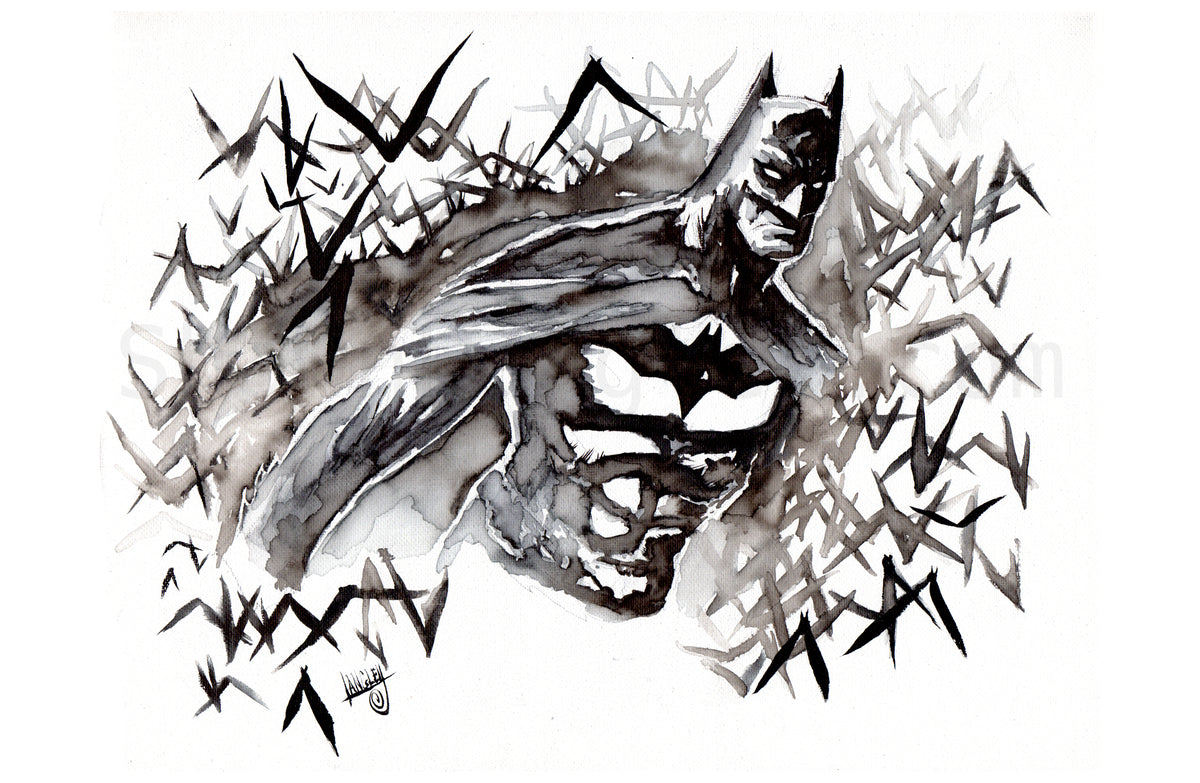 Batman: Grey 11x17" SIGNED Poster Print