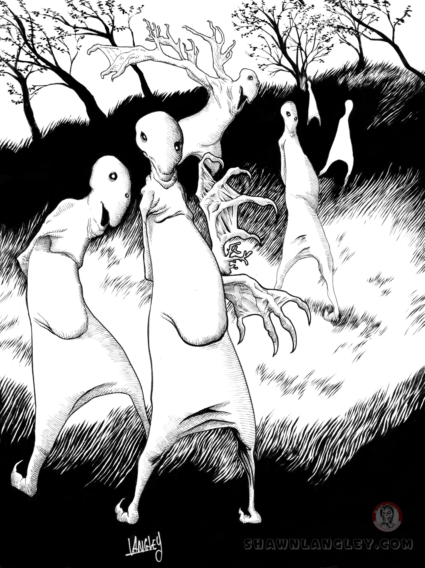 Fresno Nightcrawlers, 9x12" ORIGINAL Artwork
