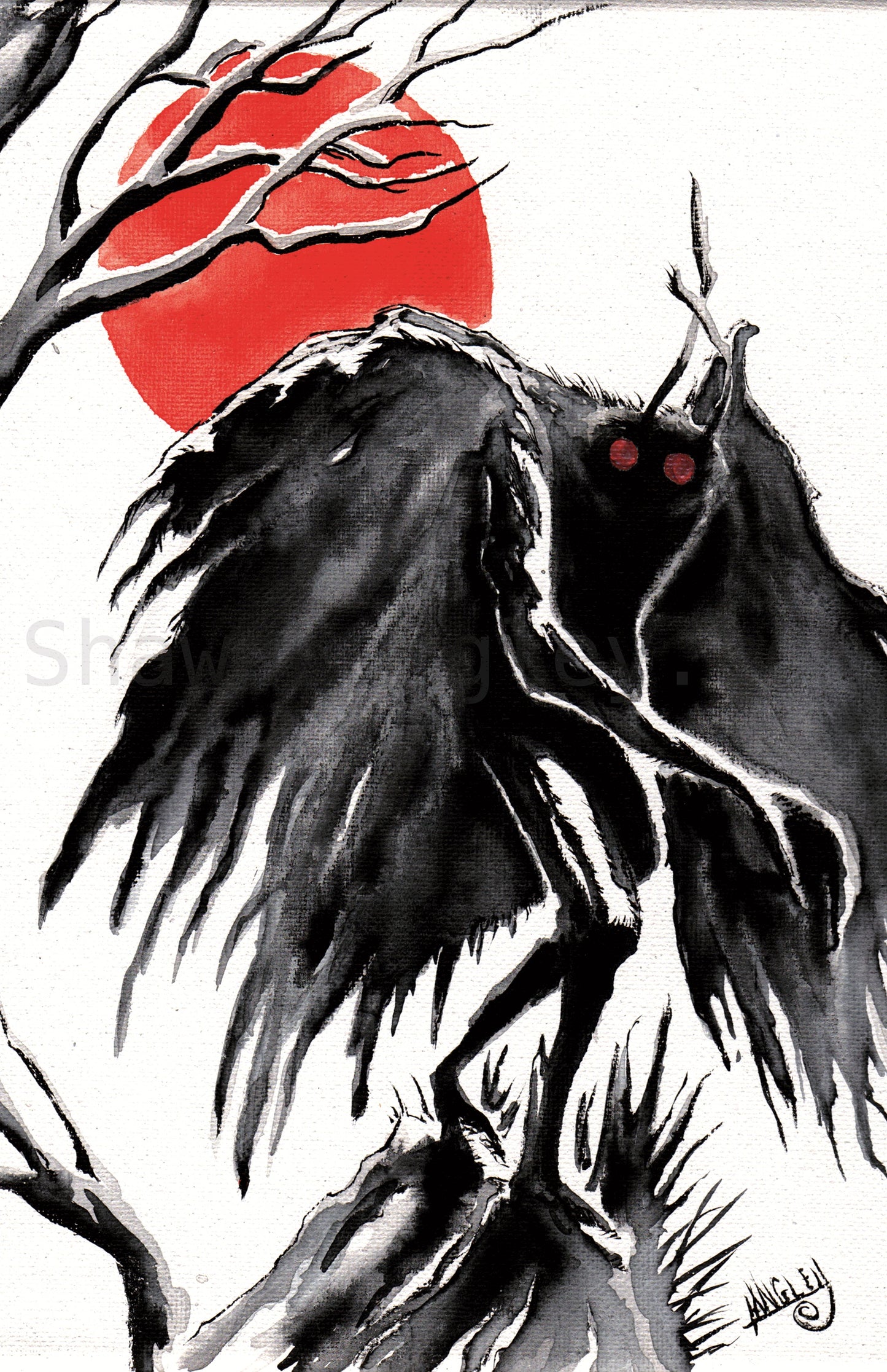 Mothman: Blood Moon #8 11x17" SIGNED Poster/Print