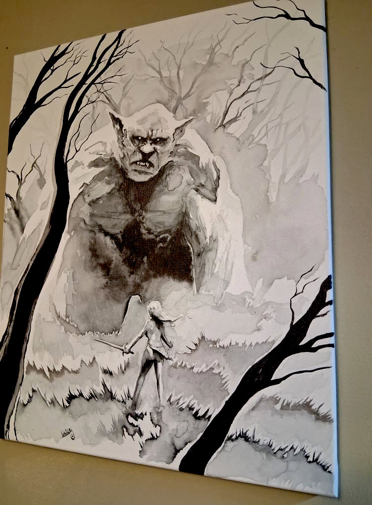 Into the Forest, 16x20" ORIGINAL painting