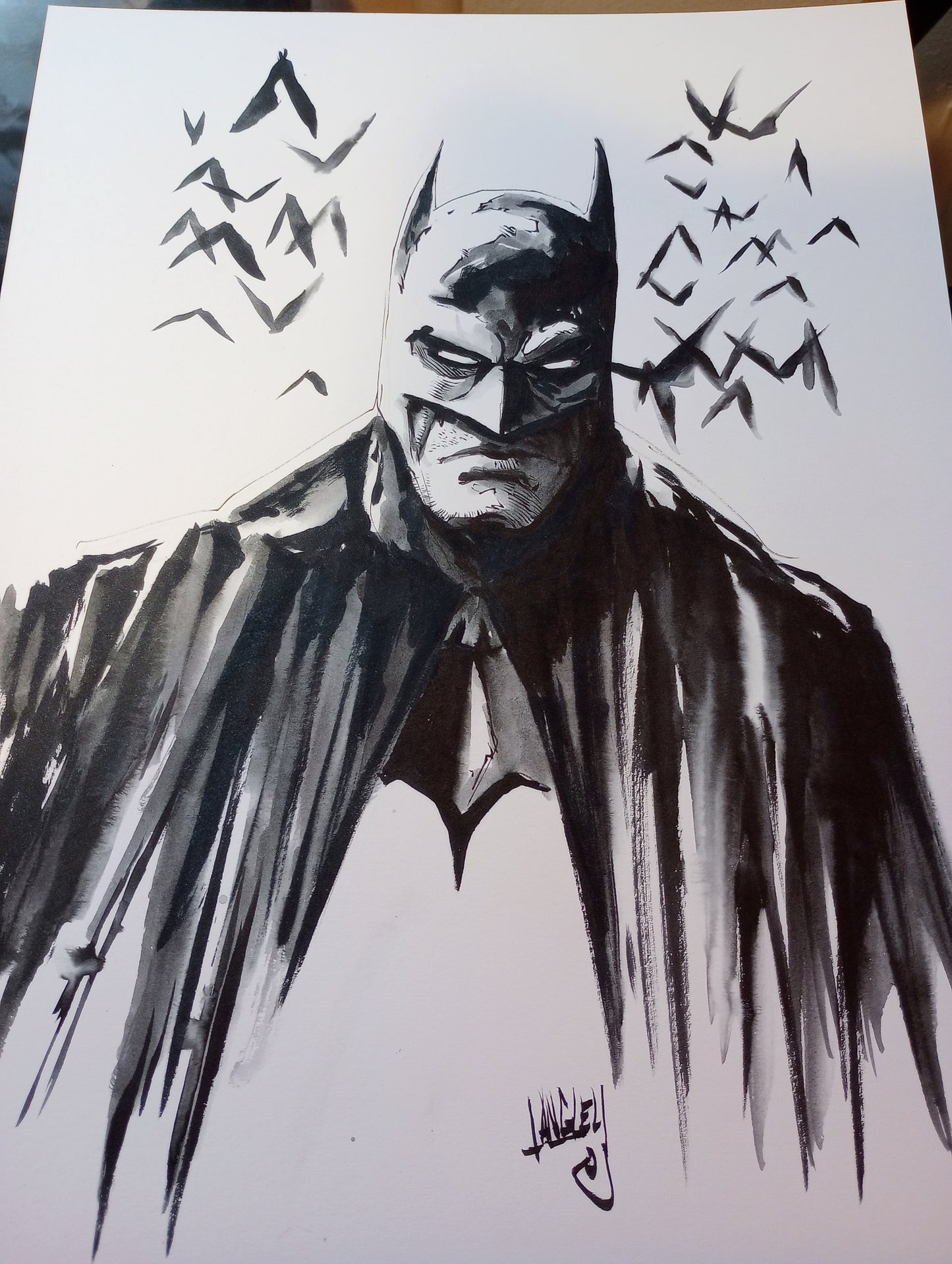 Batman 9x12" ORIGINAL Artwork