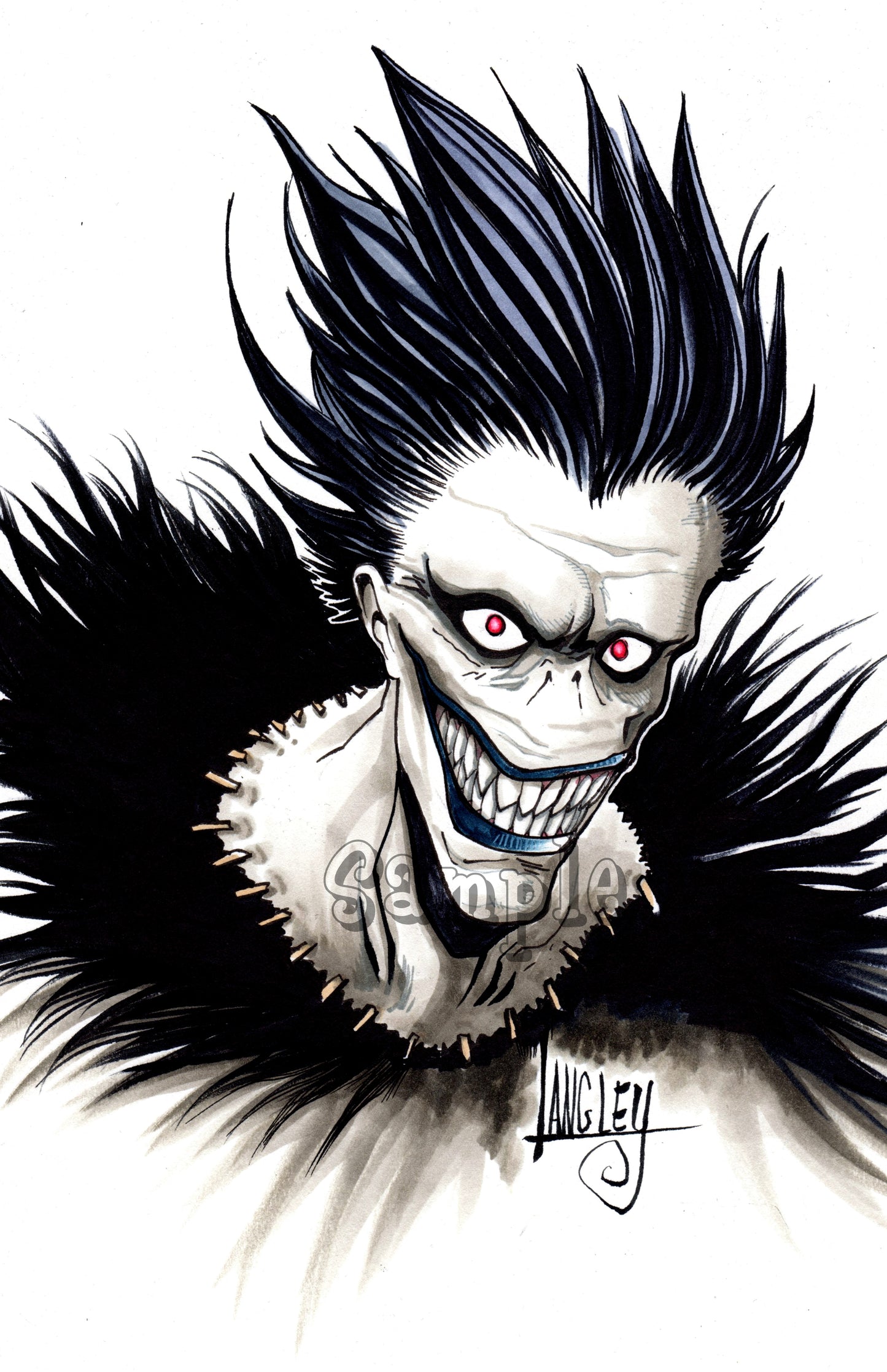 Ryuk (Death Note)11x17" SIGNED Poster/Print