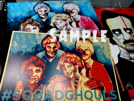 * 3 Print Bundle! 11x17" SIGNED Posters, Horror, Comics,, Fantasy Sci-Fi Art