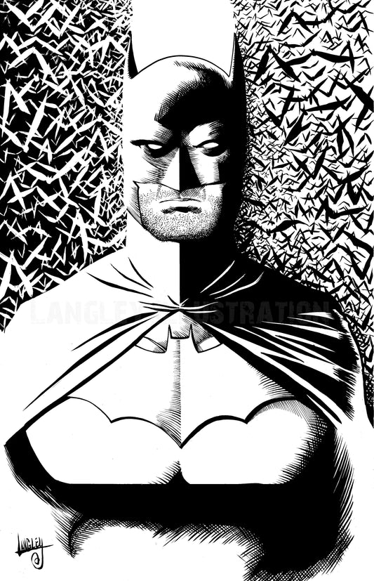 Batman 11x17" SIGNED Batman Poster Print