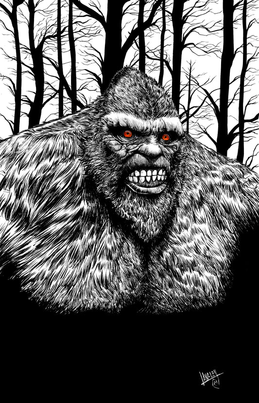 Bigfoot 11x17" SIGNED Poster/Print