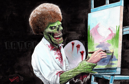Bob Zombie Version 2 11x17" SIGNED Horror Parody Poster Print