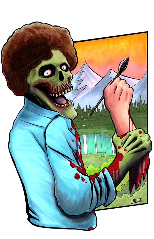 Bob Zombie 11x17" SIGNED Horror Parody Poster Print