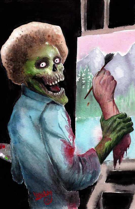* Bob Zombie 11x17" SIGNED Horror Parody Poster Print