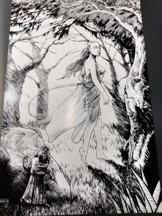 Troll Faerie Fantasy Art 11x17" SIGNED Print