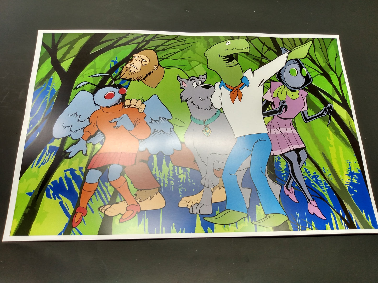 The "Cryptid Crew" 11x17" SIGNED Poster Print