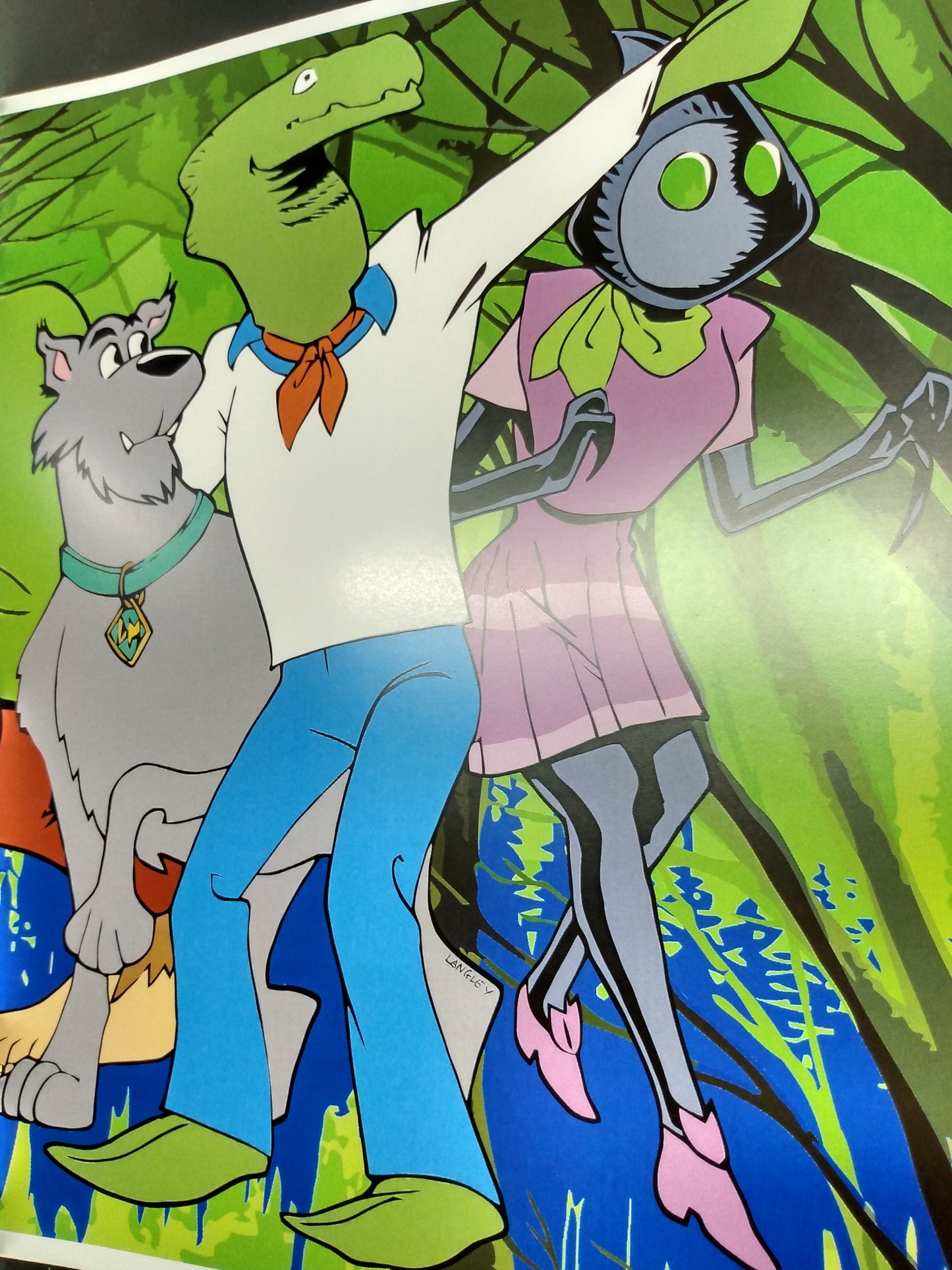 The "Cryptid Crew" 11x17" SIGNED Poster Print
