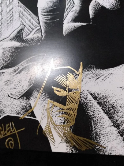 Batman Over Gotham 11x17" SIGNED Poster Print