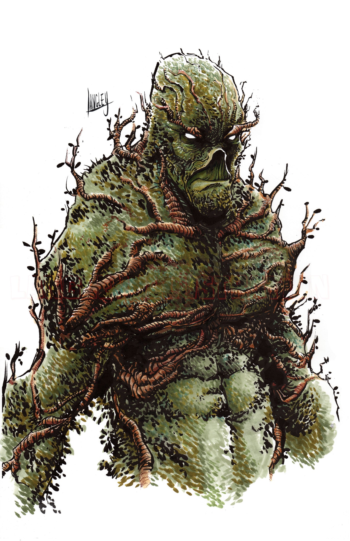 Swamp Thing 11x17" SIGNED DC Comics Poster Print