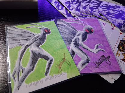 * Mothman playing cards! Free autographed card!