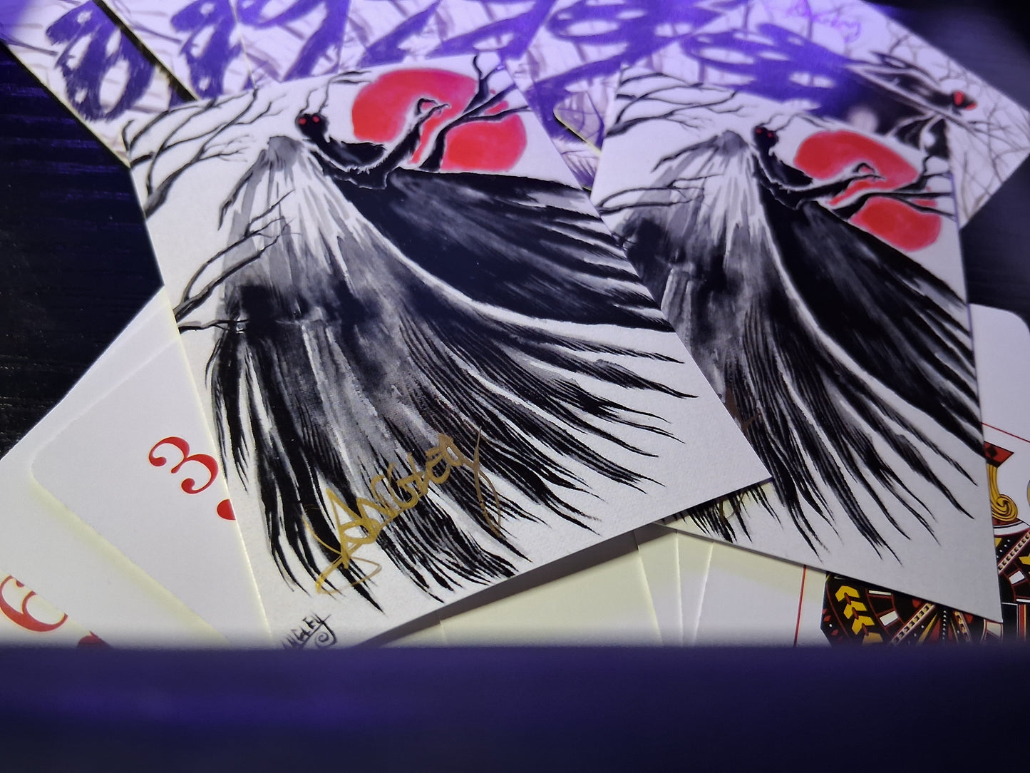 * Mothman playing cards! Free autographed card!