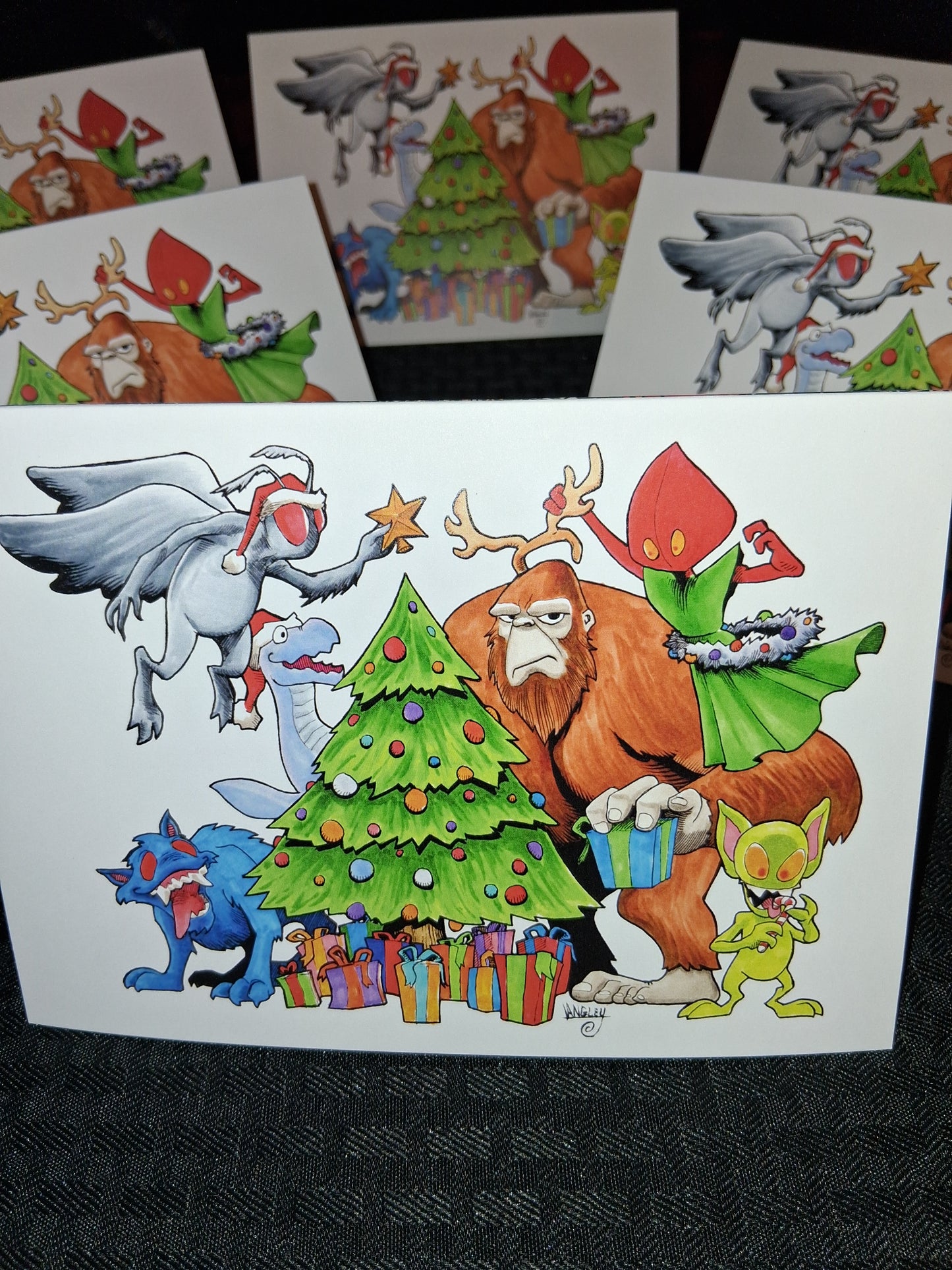 * Cryptid Christmas Holiday Greeting Cards!