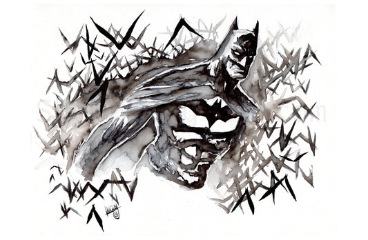 Batman: Grey 11x17" SIGNED Poster Print