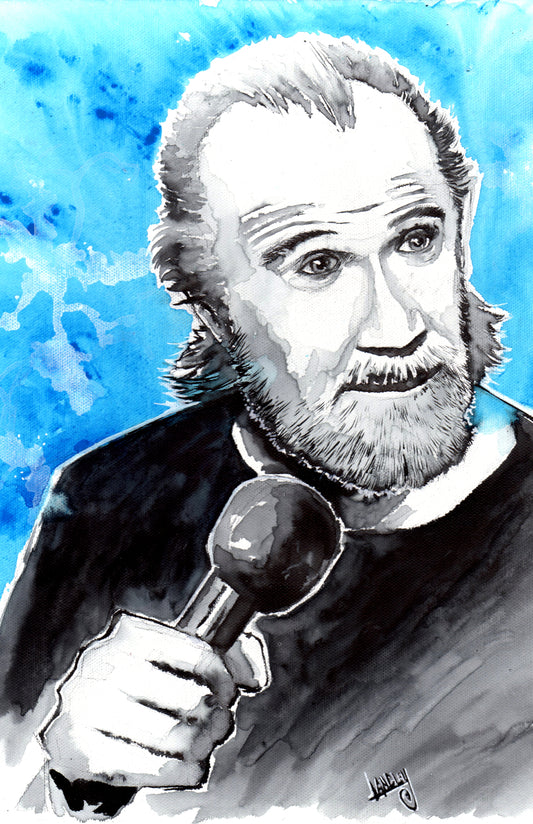 George Carlin 11x17" SIGNED Poster Print