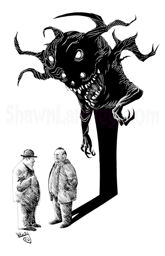 Duplicity, 9x12" ORIGINAL Horror Artwork