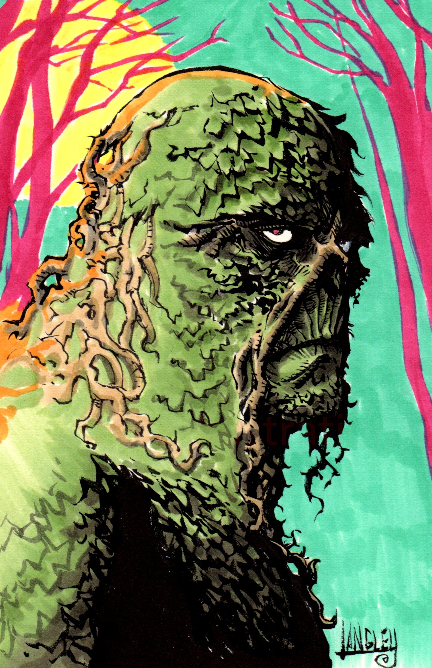 Swamp Thing 11x17" SIGNED DC Comics Poster Print