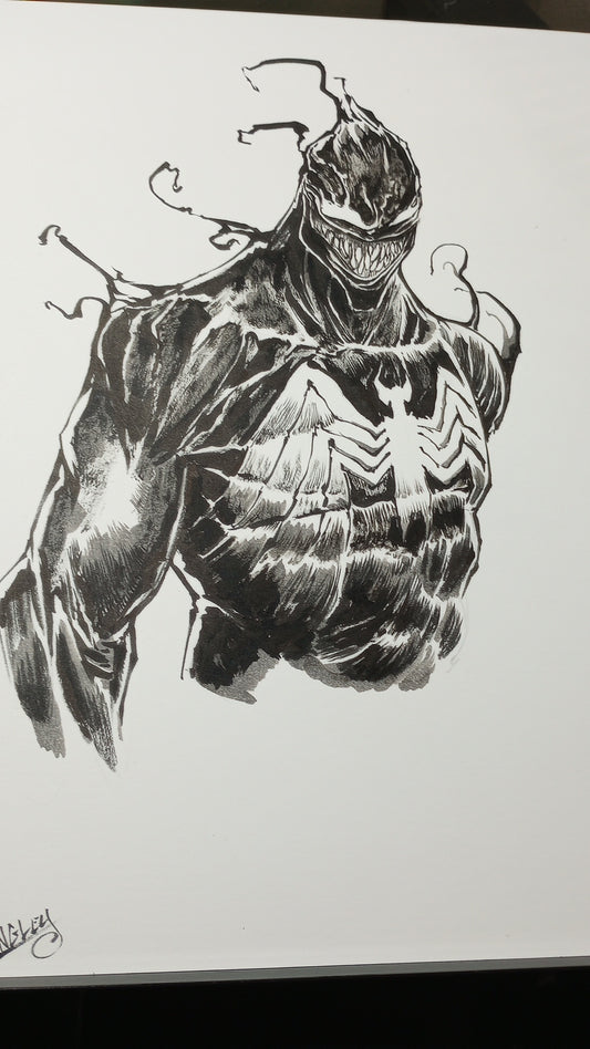 Venom 9x12" ORIGINAL Artwork