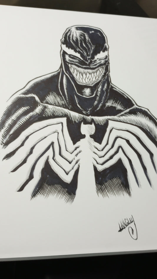 Venom 9x12" ORIGINAL Artwork