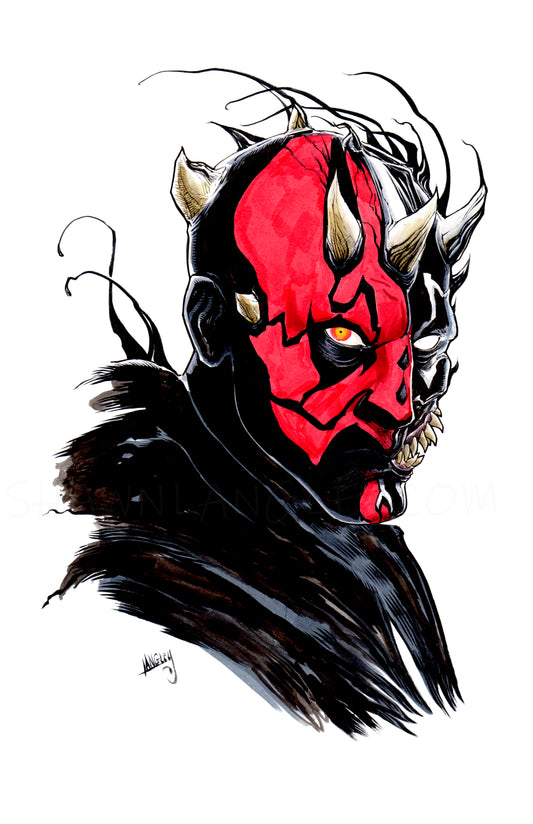 Darth Maul Venom 11x17" SIGNED Sci-Fi Fantasy Poster Print