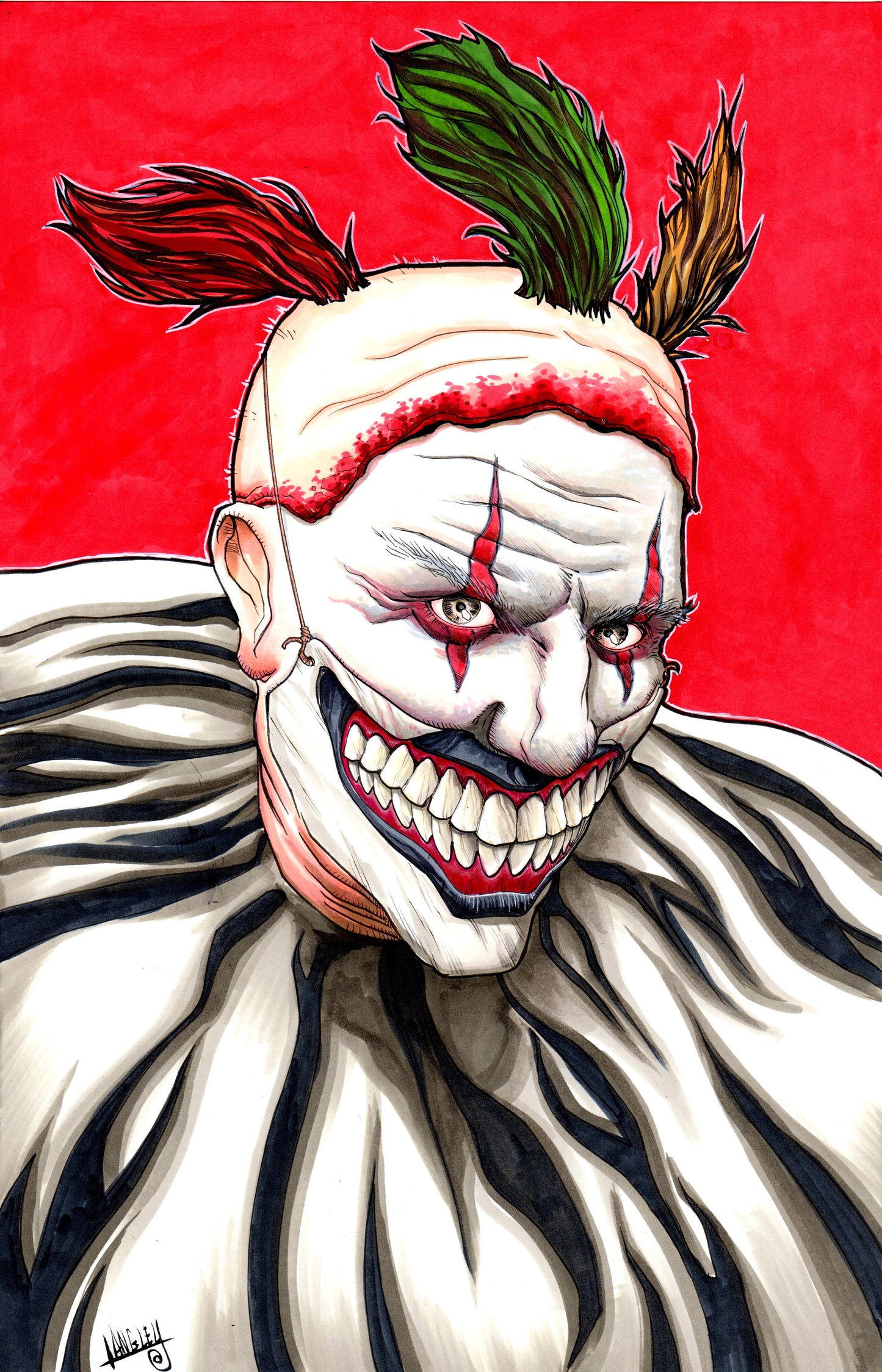 Twisty the Clown AHS 11x17" SIGNED horror Poster Print
