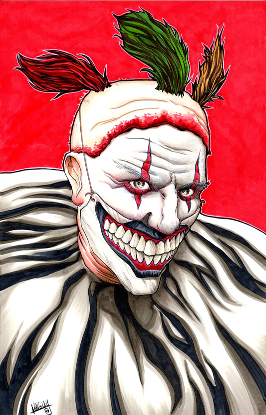 Twisty the Clown AHS 11x17" SIGNED horror Poster Print