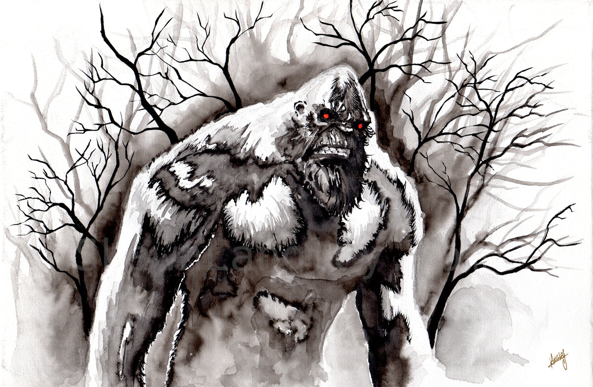 Bigfoot: Grey Forest 11x17" SIGNED Poster Print
