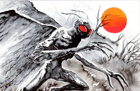 Mothman: Sunset 11x17" SIGNED Poster Print