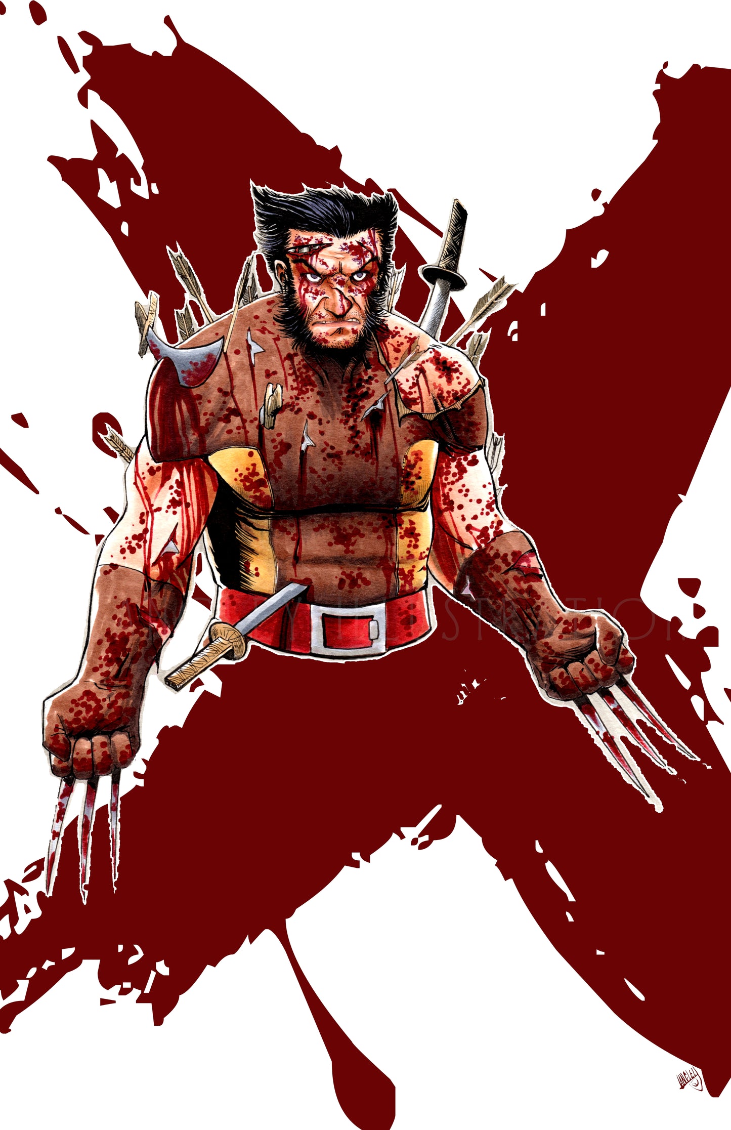 Wolverine 11x17" SIGNED Poster Print