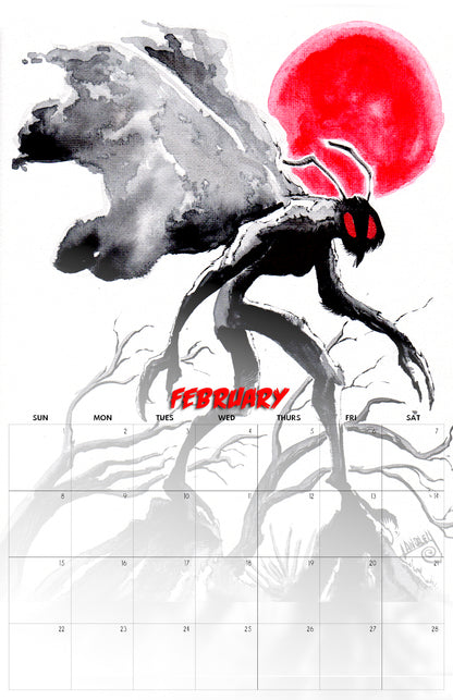 * 2026 Official SIGNED Cryptid Calendar- Langley Illustration