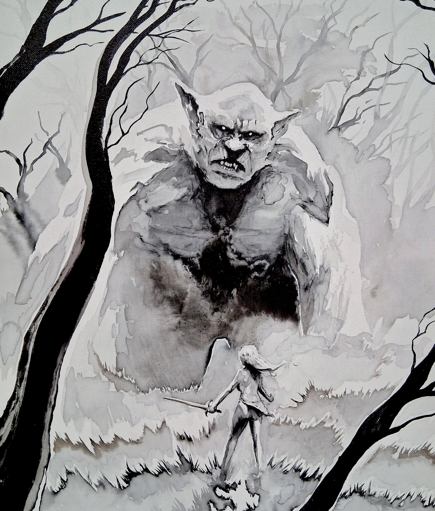 Into the Forest, 16x20" ORIGINAL painting