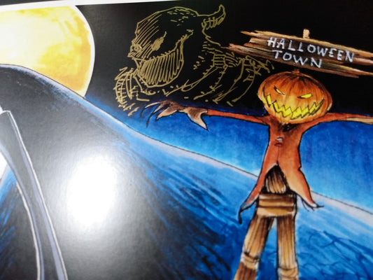 Nightmare Before Christmas 11x17" SIGNED  Poster Print