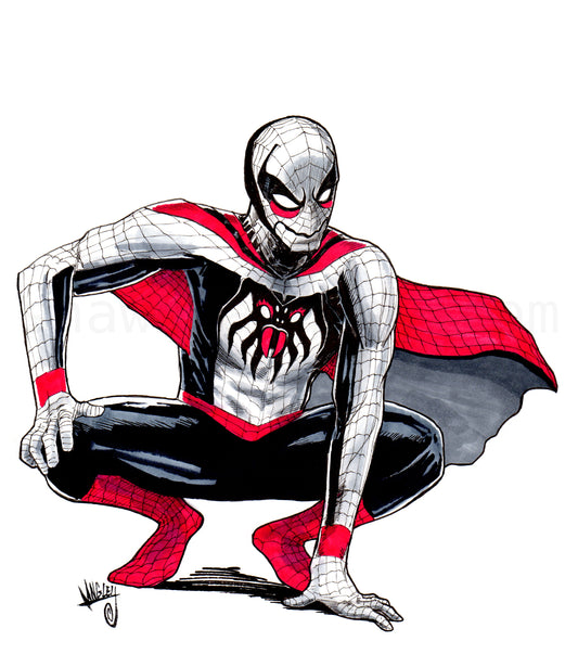 Spider-Manhausen 11x17" SIGNED Danhausen Spider-Man Parody Mashup Print