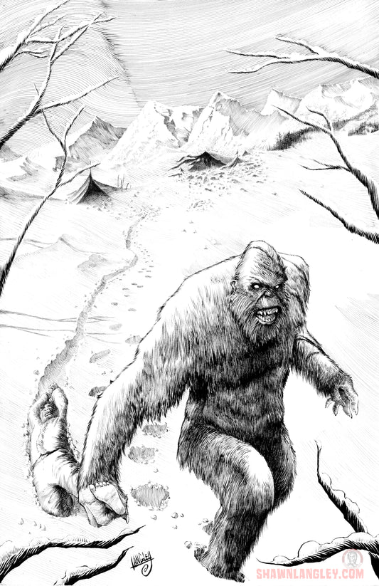 The Yeti 11x17" SIGNED Poster/Print