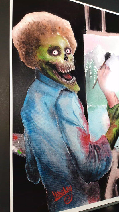 * Bob Zombie 11x17" SIGNED Horror Parody Poster Print