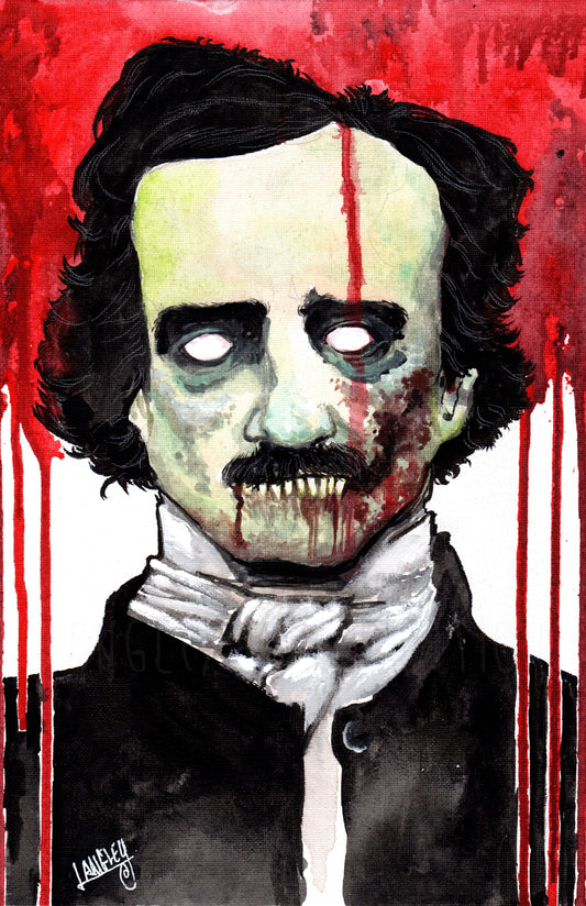 Deadgar Allan Poe 11x17" SIGNED Horror Poster Print