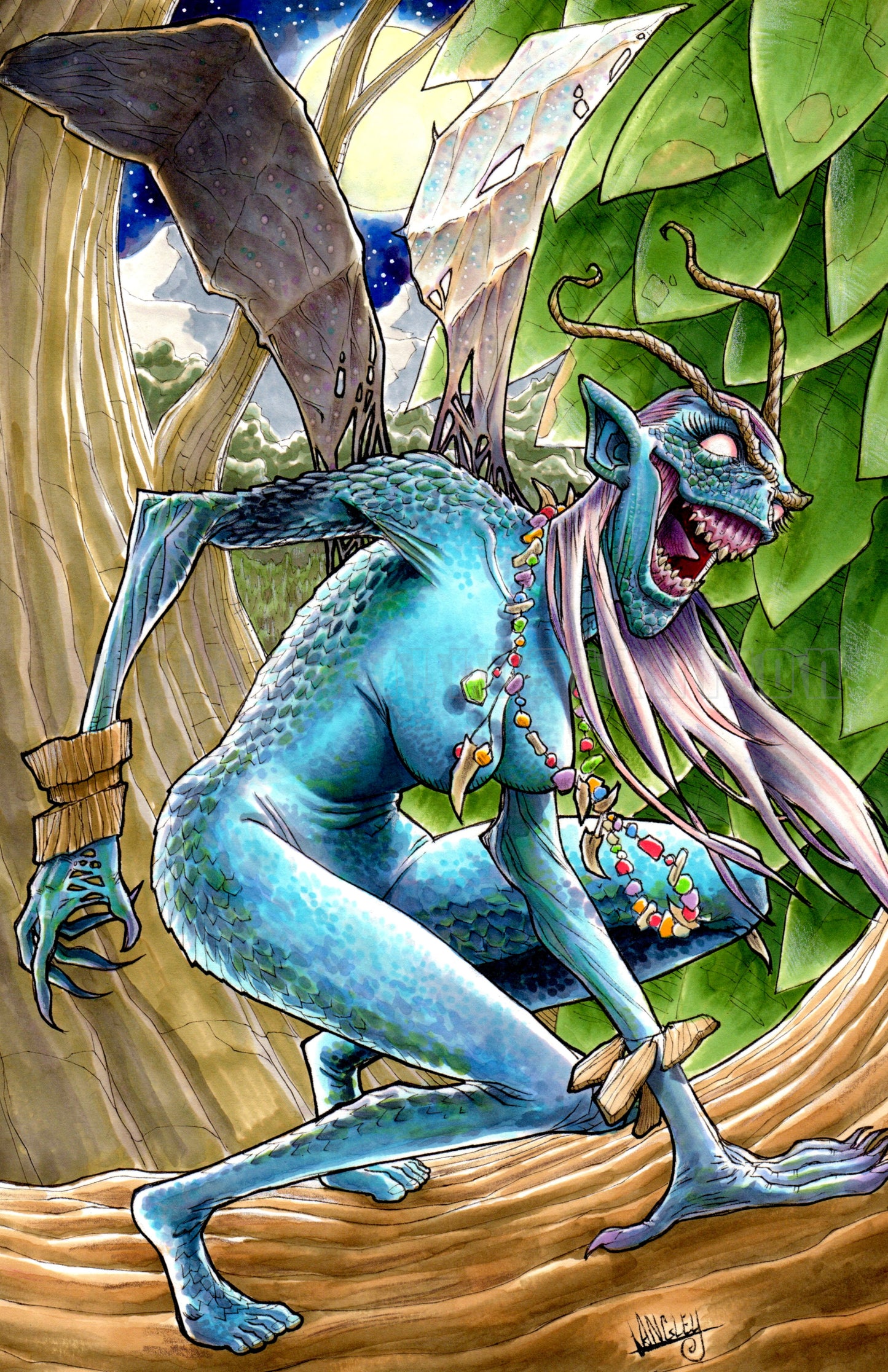 The Faerie 11x17" SIGNED Horror Gothic Poster Print