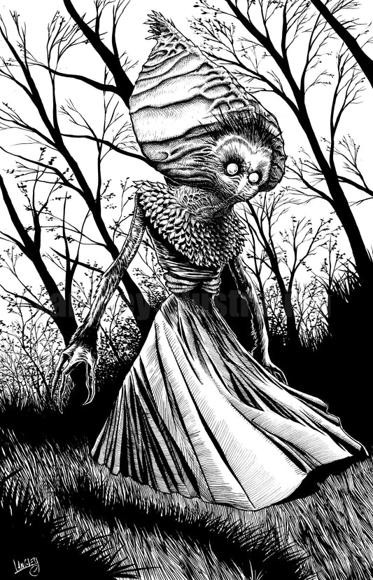 Flatwoods Monster 11x17" SIGNED Poster/Print