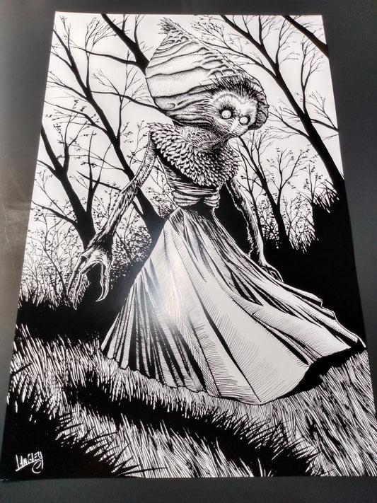 Flatwoods Monster 11x17" SIGNED Poster/Print