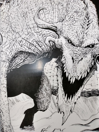 A Knight's Fate (Black & White) 11x17" SIGNED Fantasy Poster Print
