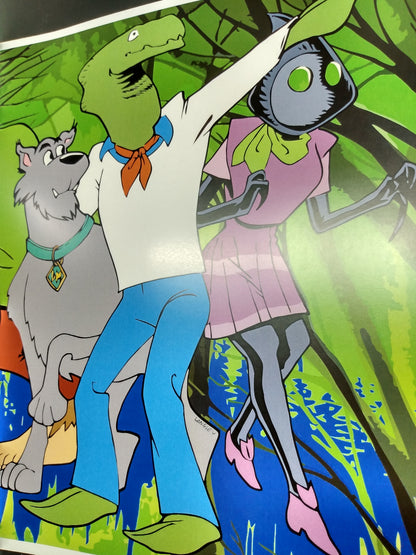 The "Cryptid Crew" 11x17" SIGNED Poster Print