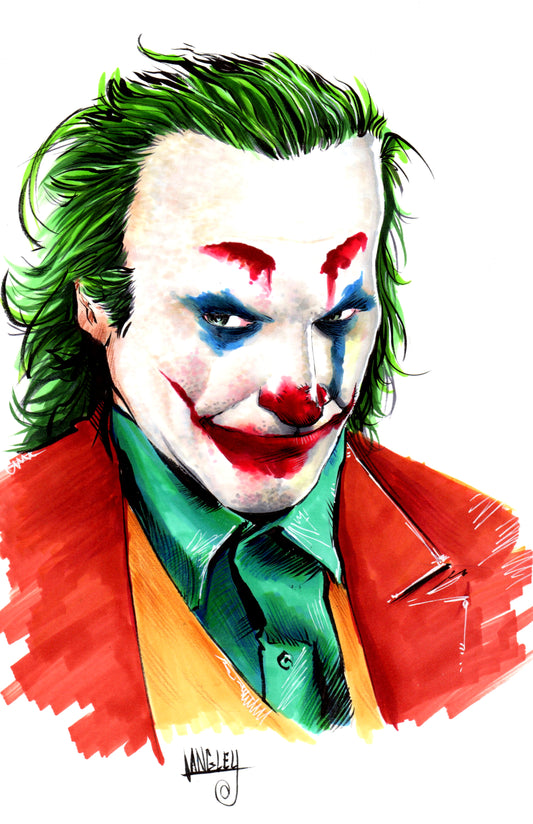 Smile 11x17" SIGNED DC Comics Joker Poster Print