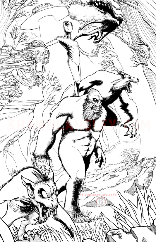 Paranormal Nights (Inks) 11x17" SIGNED Poster/Print