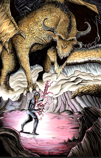 A Knight's Fate" 11x17 SIGNED Fantasy Poster Print