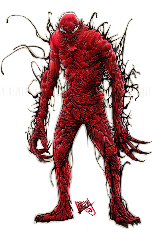 Carnage 11x17" SIGNED Poster Print Marvel Comics